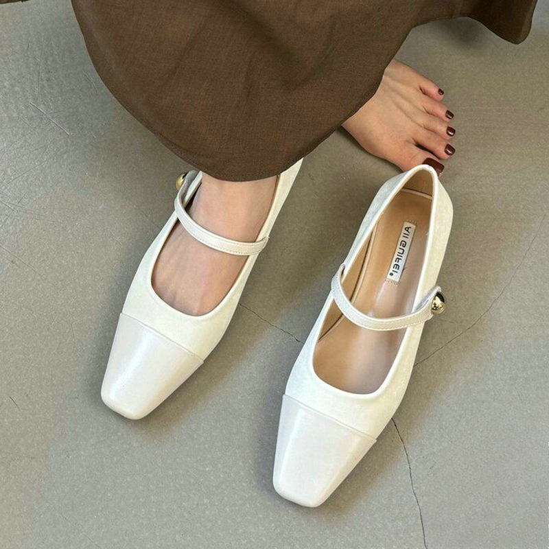 여성용 메리 제인 슈즈, 우아한 청키 슈즈, 디자이너  - Boots 리뷰 및 가격