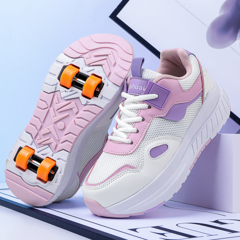 어린이용 롤러스케이트, 4개의 바퀴가 달린 분리형 스니 - Women'S Shoes 리뷰 및 가격