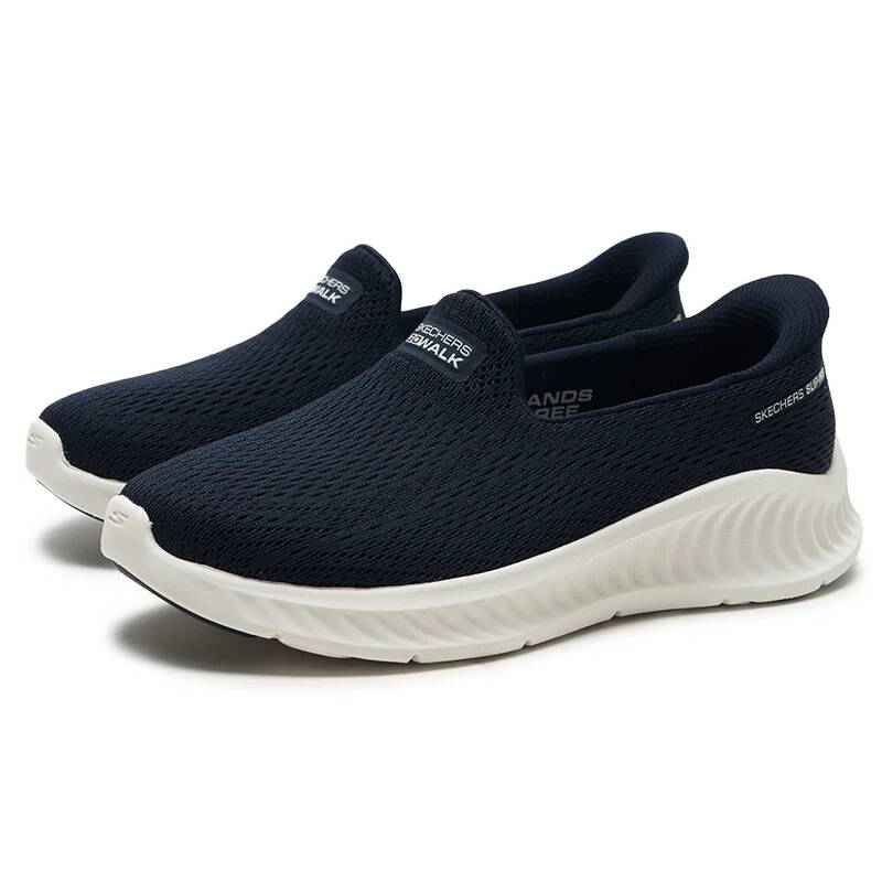 Skechers 125644-NVW 여성용 슬립인 스니 - Knit Fabric Lace Up Sneakers 리뷰 및 가격